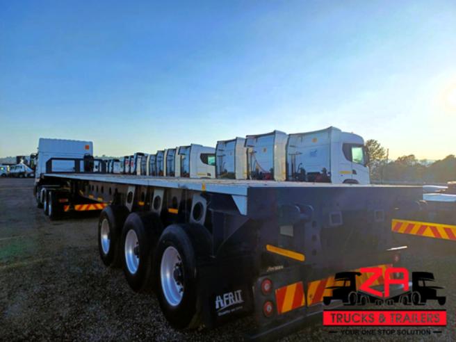 2009 AFRIT TRI AXLE ALUMINIUM FLAT DECK TRAILER #53283]